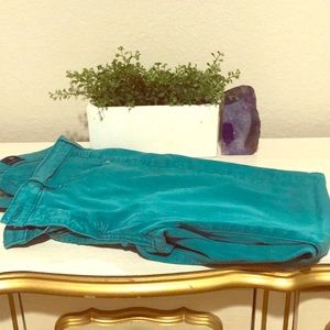AG teal jeans!